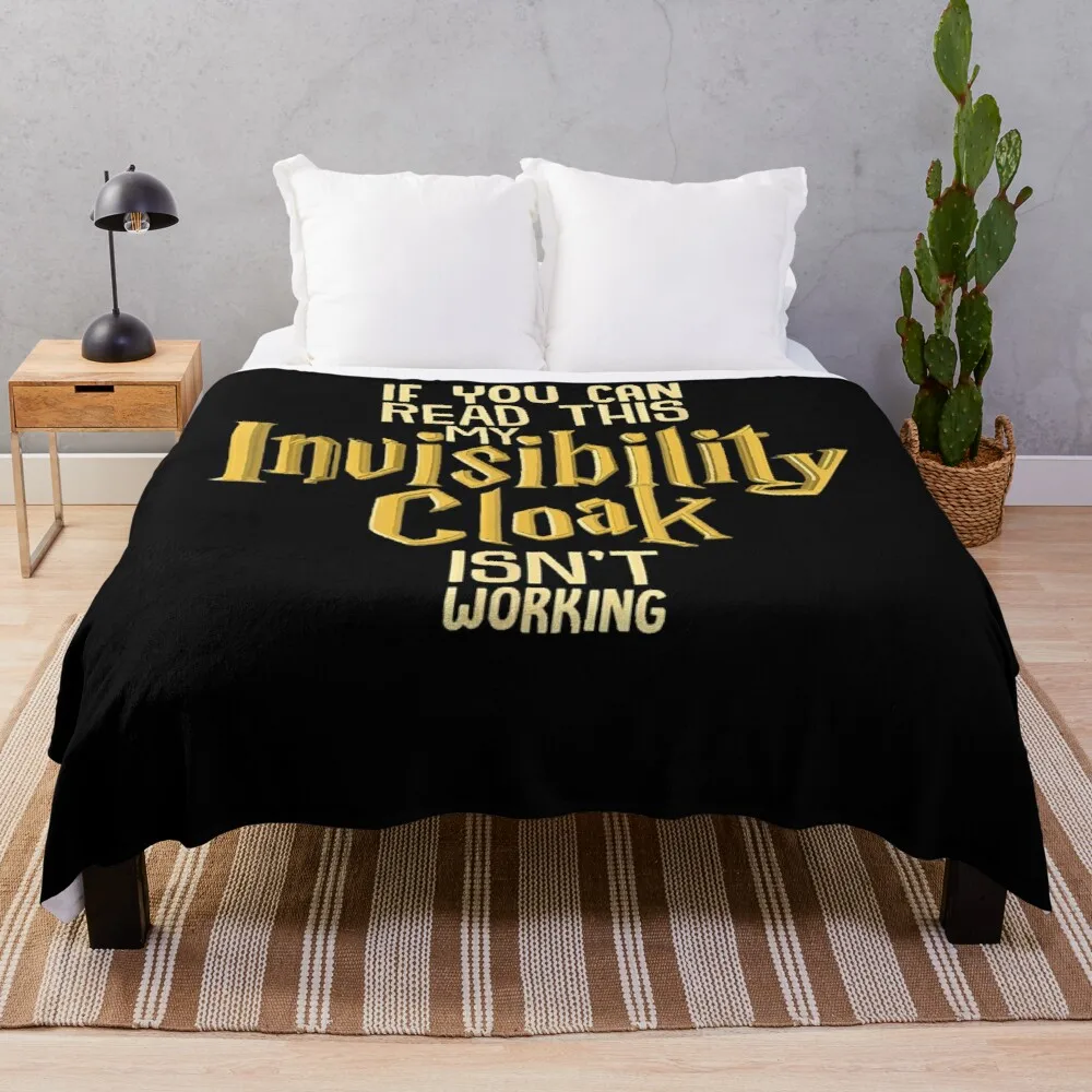 

Invisibility Cloak Geek Book Movie Lover Throw Blanket Shaggy Blanket Blankets For Baby