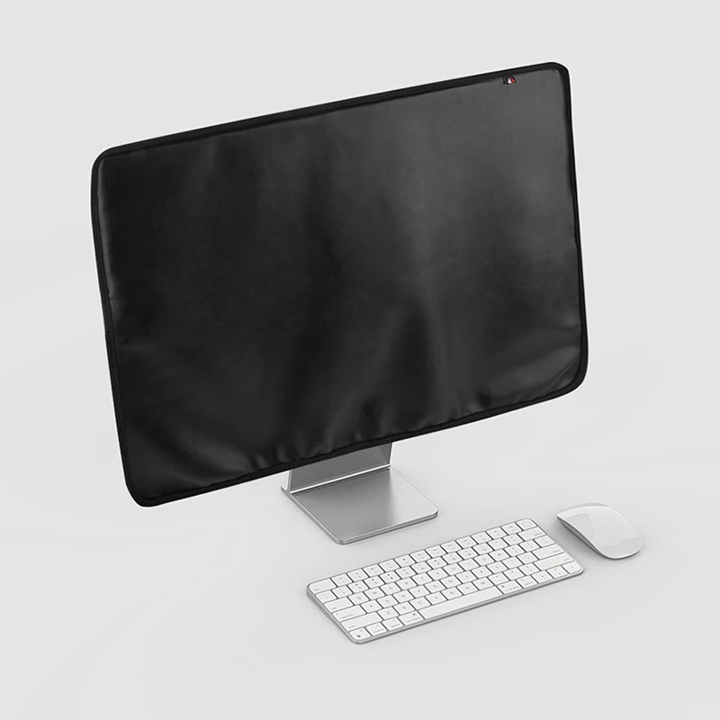 For Apple 24 Inch Imac Display Dust Protection Sleeve Pu Rear Pocket Apple All-In-One Computer Dust Cover