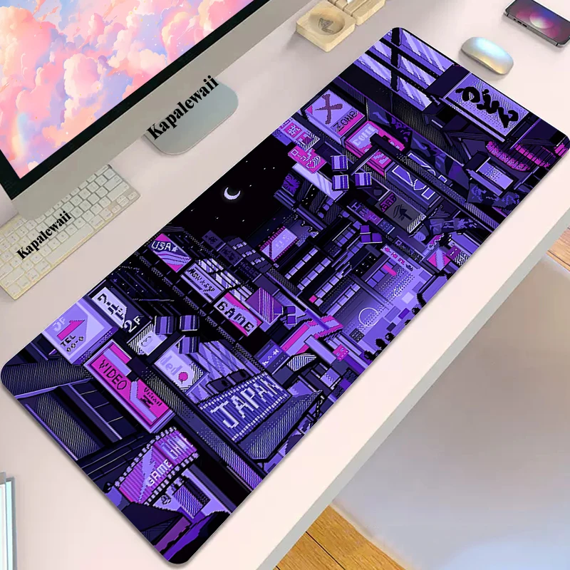 

Neon Mouse Pad Extended Mouse Mat Computer Gamer Large Mousepad Gaming Keyboard Pads Notebook Deskmat Rubber Table Carpet XXL