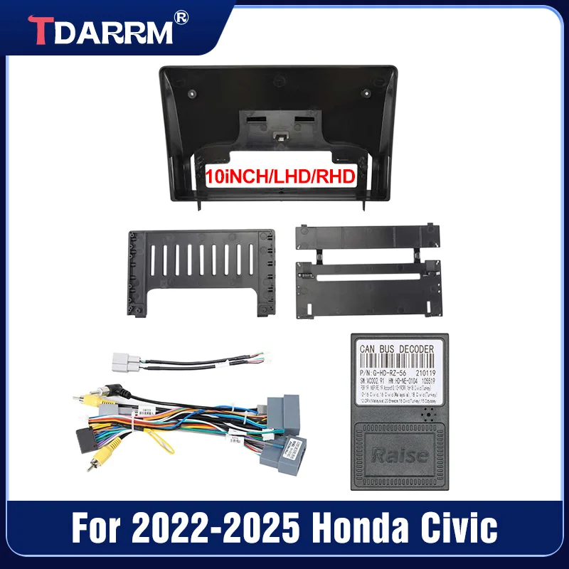 TDARRM For HONDA CIVIC 2022 2023 2024 2025 car radio android
