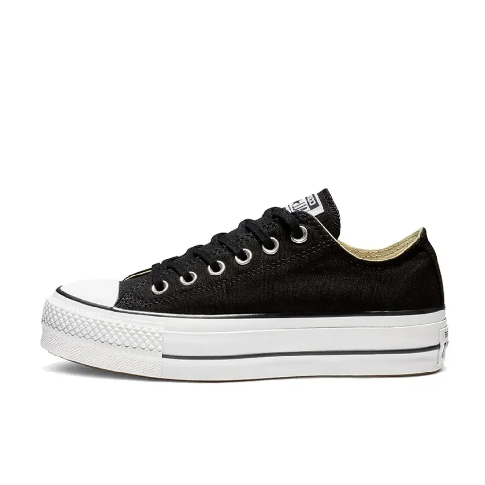 Description Picture 4 of itemConverse White All Star Lift Women's Low Top Canvas Shoes Lightweight Height Increasing Wearable Casual Shoes
