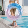 Diamond Inflatable Swimming Ring, Children Cute Pool Float Tube Decorations Swim Tubes Outdoor Pool Beach Water Floats for Aldul 2
