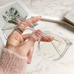 Chic Transparent Frame Anti - Blue Light Eyewear - -3.0 (TRANSPARENT)