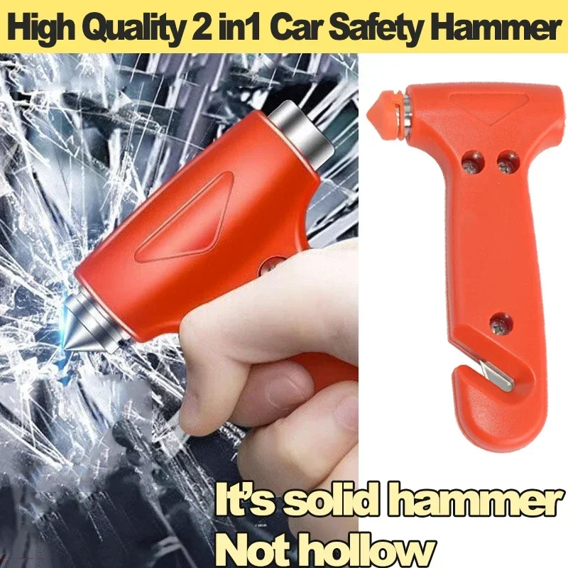 ABS Car Safety Hammer with Seatbelt Cutter and Window Breaker
