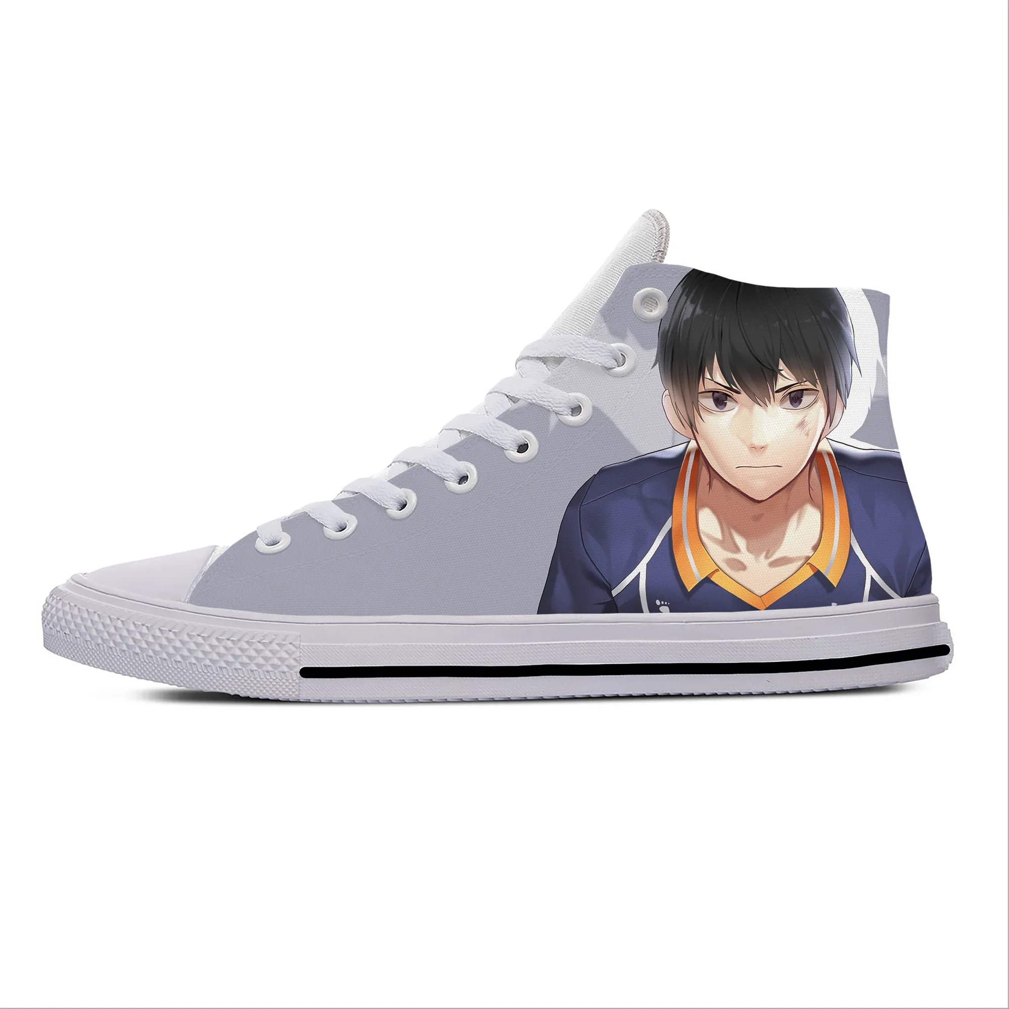Summer Hot Cool Anime Manga Haikyuu Kageyama Tobio Kuroo Casual Shoes High Top Men Women Sneakers Classic Latest Board Shoes