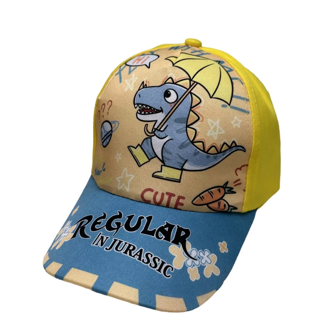 baby boy dinosaur hat cap accessories 3-8 years baseball cap summer sun truck hat kid casquette baseball fille baseball cap,baby hat,kids caps