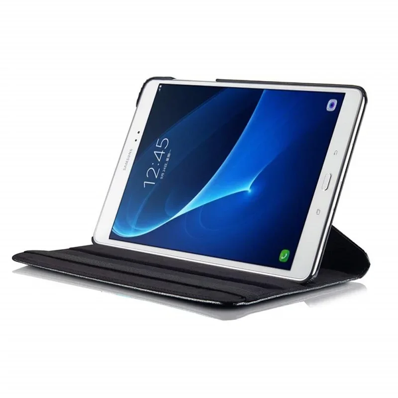 Flip Stand pu Leather Cases Capa para Samsung Galaxy Tab 10.1 360 Folio Rotativo Tab 10.1 T530 T531 T535 - Imagem 3
