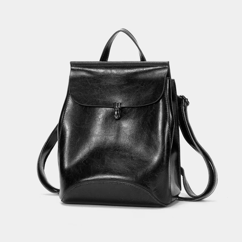 

Backpack Women's Lightweight High Capacity Genuine Leather Women's Bag Fashion Travel Bookbag 2023 Backpack
