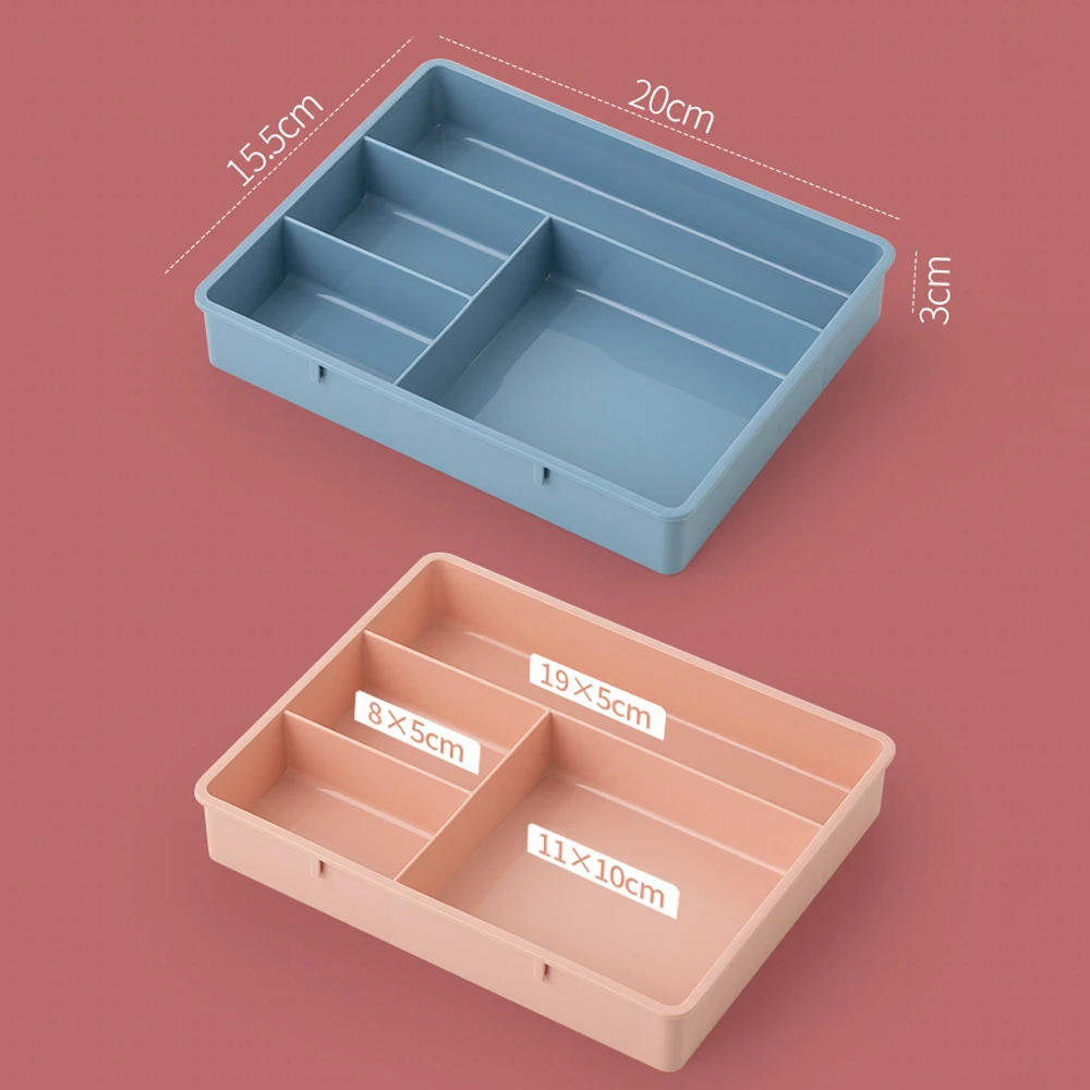 Drawer Organizers Desk Drawer Organizer Desk Sundries Stationery Storage Box Bin Cosmetics Makeup Organizer Home Office Drawer Divider Container