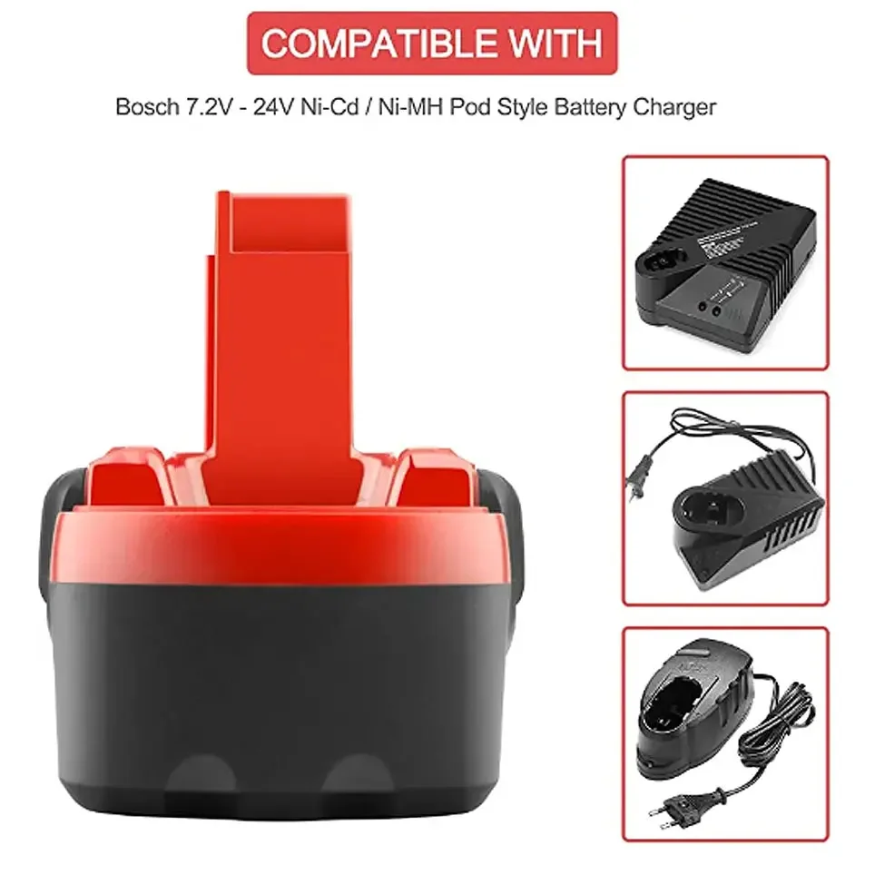 9800mAh 6800mAh 4800mAh 14.4V Battery For BOSCH BAT038 BAT040 BAT140 BAT159 BAT041 GSR 2607335264 14.4 Volt screwdriver battery 3