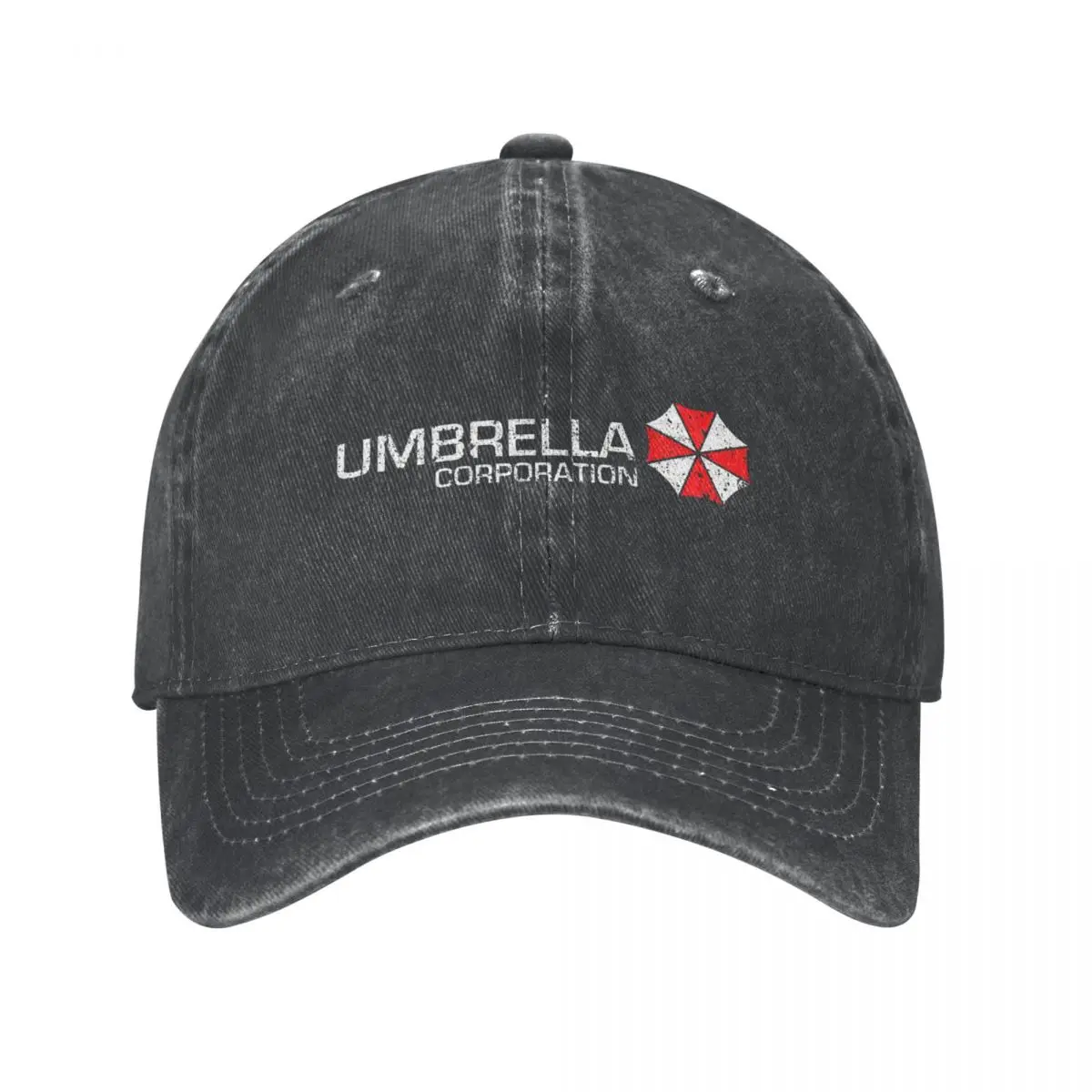 

Umbrella Corporation Horror Movie Zombie Lovers Baseball Caps Distressed Denim Washed Headwear Unstructured Soft Hats Cap