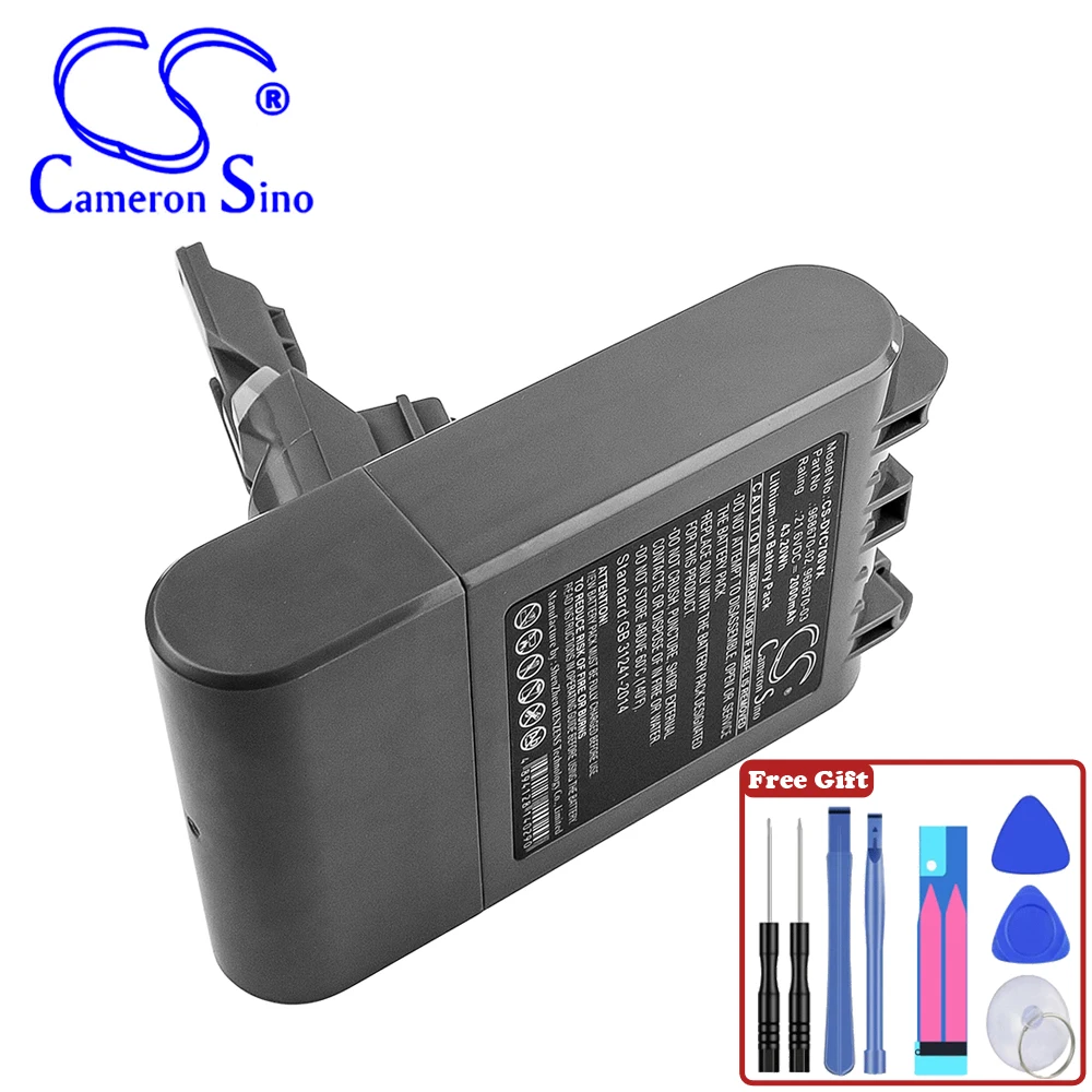 

Vacuum 2000mAh / 43.20 Battery For Dyson 968670-02 968670-03 V7 SV11 V7 Motorhead Pro V7 Total Clean V7 Trigger V7 Animal