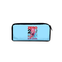Hip Hop Youthful Pen Bags Darling In The Franxx 3D Print Pencil Box Child stationery Storage Bag Pencil bag Simple Cosmetic bags 2