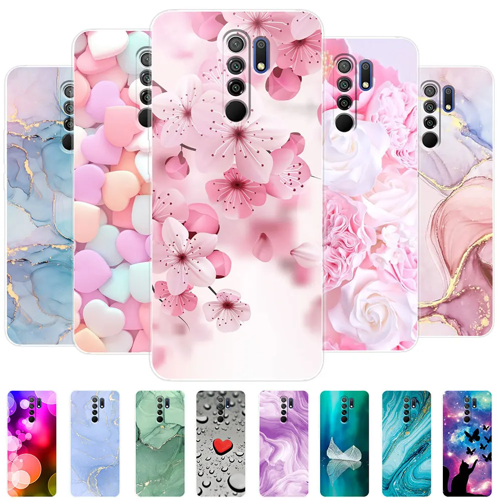 For Redmi 9 9A 9C Case Redmi 9T Transparent Soft Tpu Silicone Back Cover For Redmi 9C Nfc Case Clear Bumper Funda Redmi 9At Case
