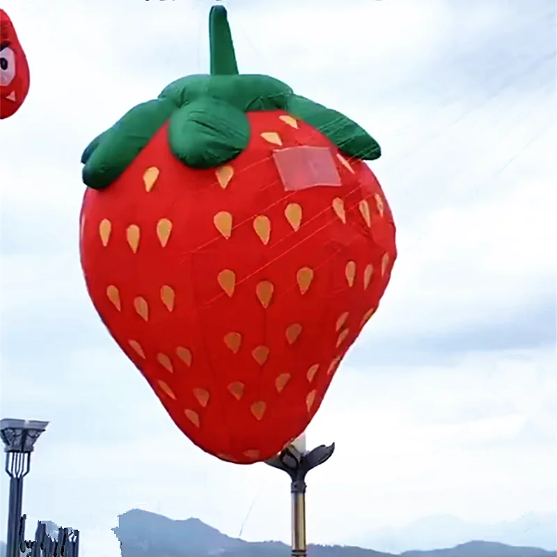 Free shipping 3.5m 5m strawberry kite large adult Kite wind pointer kites for adults outdoor toys Wind sock windsock inflatable