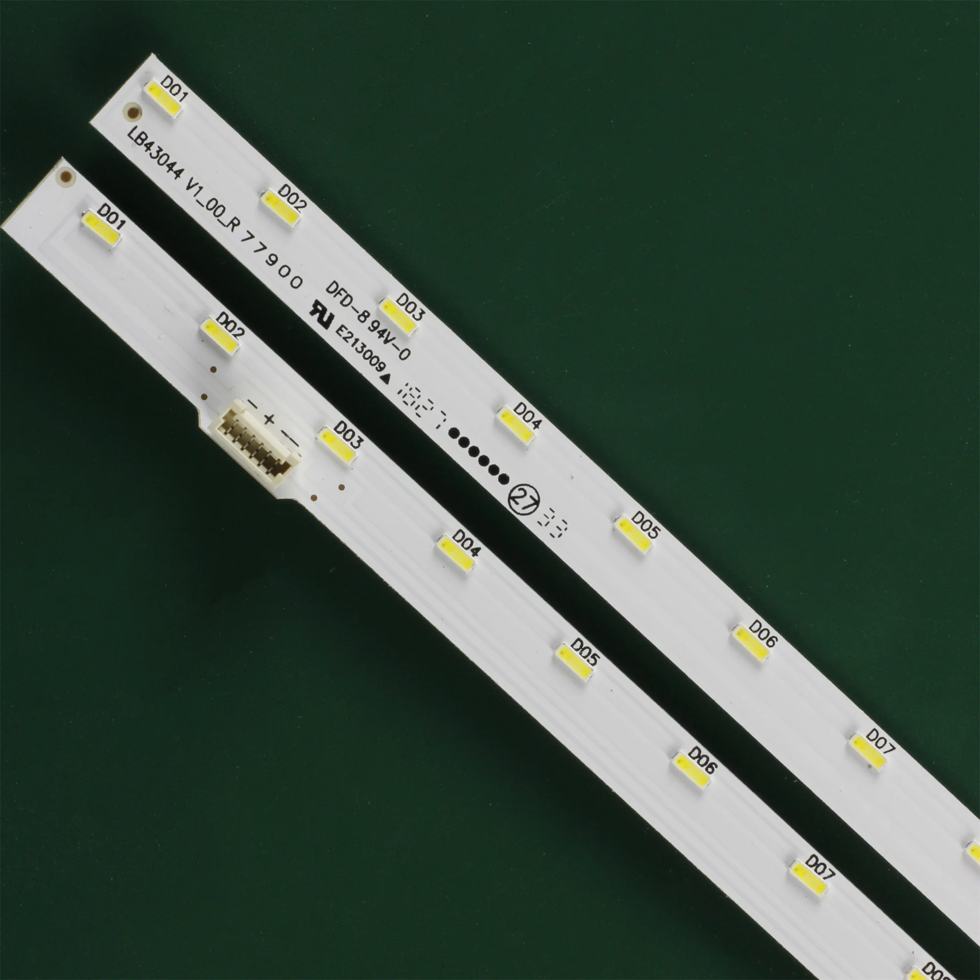 Conjunto Tira Conduzida Luz de Fundo para Sony Lb43044 V1_00_r Lb43044 V0_00_l Kdl43wf805 Kdl-43w800f 74.43t08.00400-fc T430hvf03.2 Peças - Imagem 2