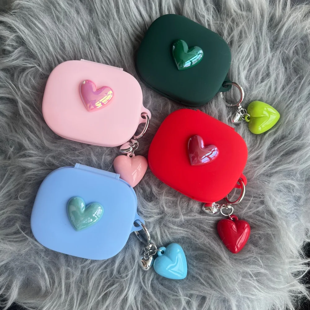 Sweet Love Heart Protective Case with Keyring