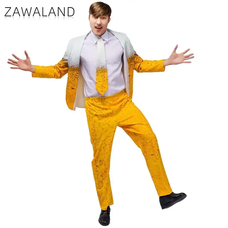 

Zawaland Beer Festival Man Cosplay Costume Suit Holiday Party Funny Stage Costume Fashion Carnival Adult Halloween Costume