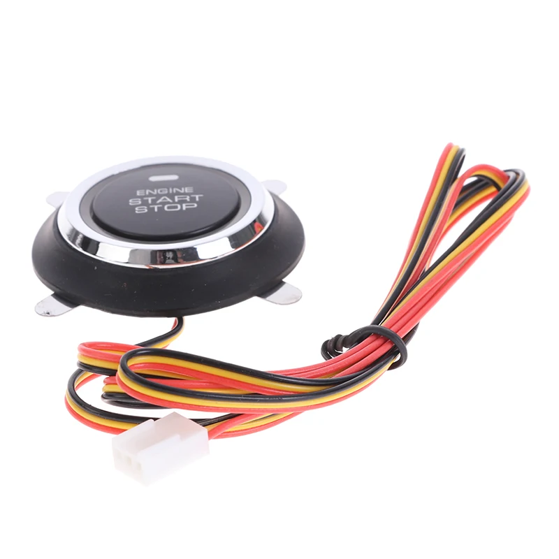 Car Start Stop Button 1 Pc 12V Auto Replacement Car Engine Start Stop Push Button Keyless Entry Ignition Starter Switch