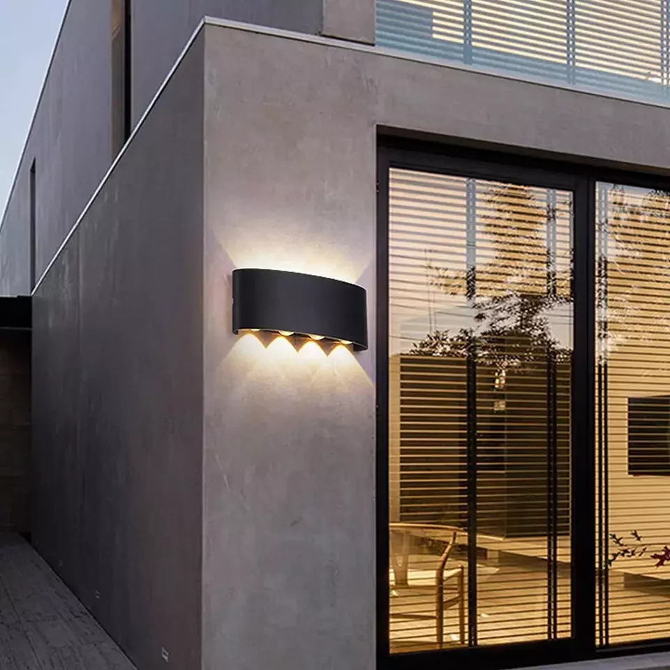 LED Outdoor Waterproof Wall Lamp Spotlight Modern Minimalist Courtyard Villa Hotel Corridor Balcony Indoor And Outdoor Wall Lamp