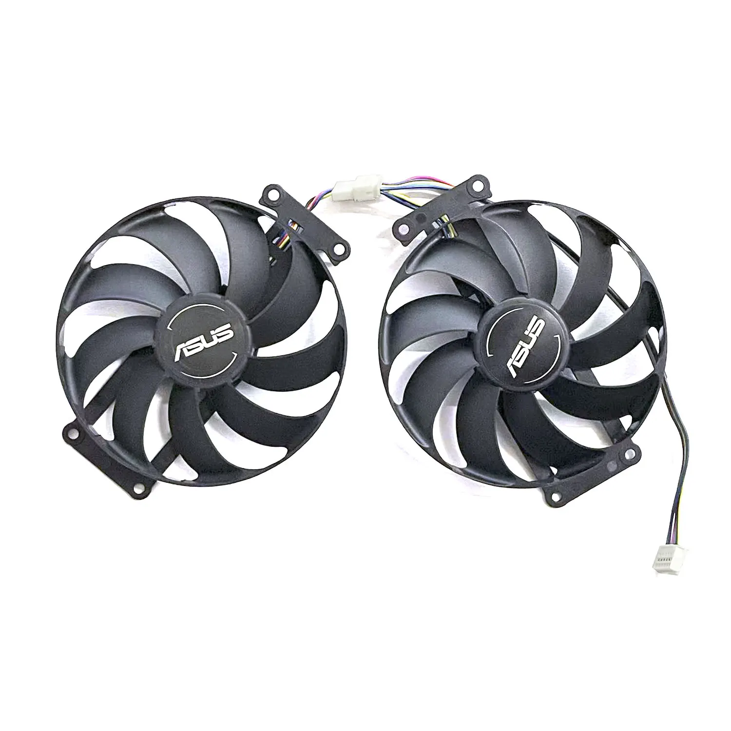 Rtx 2060 Super fã Gpu para Asus Gtx 1660 1660ti Duplo Evo oc Rtx2070 Placa Gráfica Ventilador Mais Frio Fdc10h12s9-c T129215su 6pin - Imagem 3