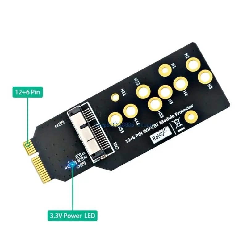 BCM94360CD BCM94331CD BCM94360CS Wifi 블루투스 모듈용 12+6 핀 어댑터