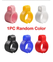 Silicone Finger Cigarette Holder Ring - Creative Portable Clip (1PCS Random Coolor)