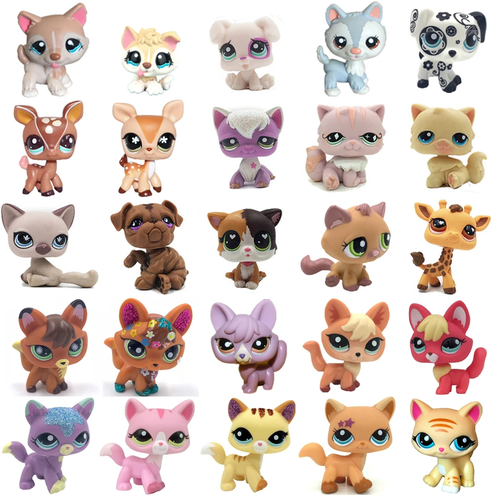 LPS CAT Rare Littlest pet shop Toys Stands Short Hair Cat Original