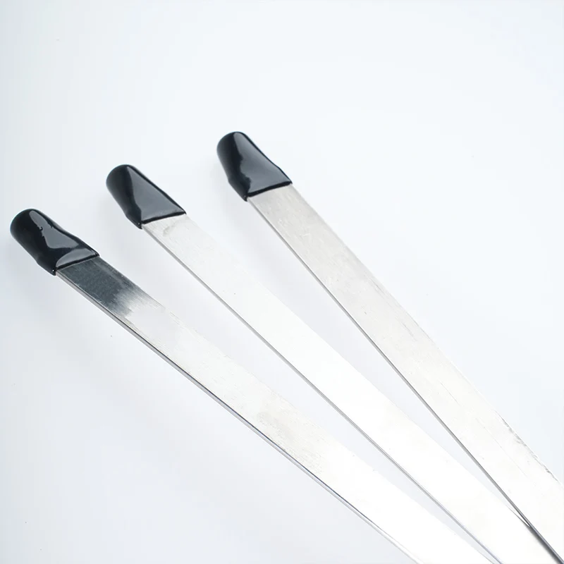 5pcs Kebab 3/4" Wide Flat Skewers Stainless Steel Grilling BBQ Skewer for Koobideh Persian Kabob Kitchen Outdoor Barbecue Tools
