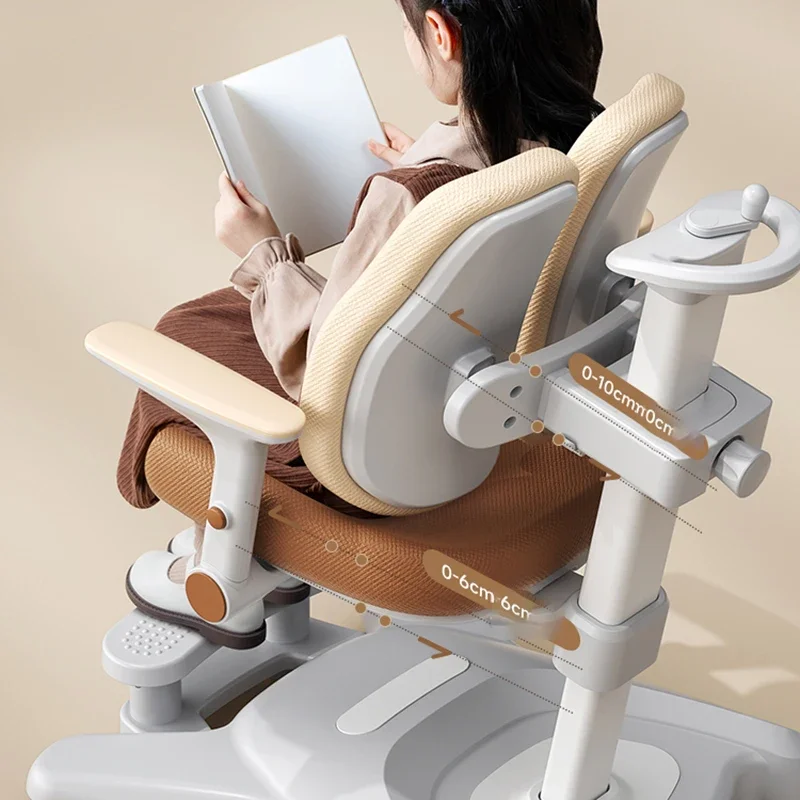 Children Chair Child Safety Seats Auxiliary Baby Chairs Study Design Kids Children's Girl Designer Stool Mother School Furniture