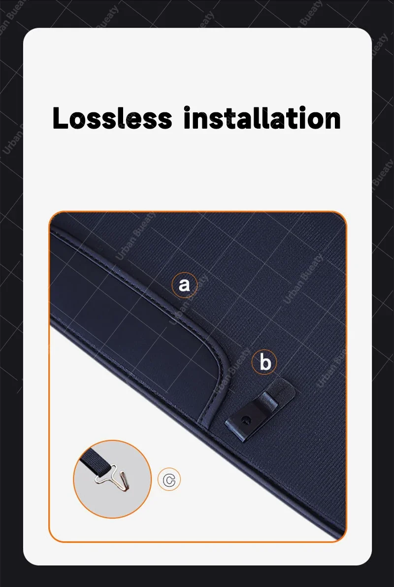 2 Stück Auto-Schmutzschutzmatte für die Rückenlehne, Anti-Kick-Pad, Autozubehör für Opel, Mercedes-Benz, Cupra, Smart, SEAT, Skoda – Detail 10