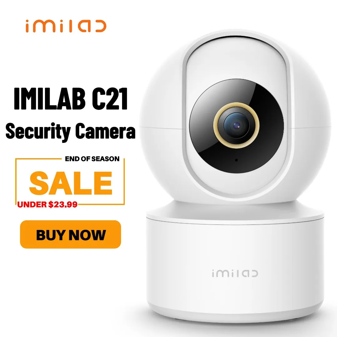 Камера видеонаблюдения Imilab C21, 4 МП, IP, Wi-Fi, 360 °