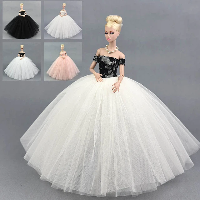 Robe Élégante Pour Poupée Barbie, Tenue De Mariée, Lady, Femme