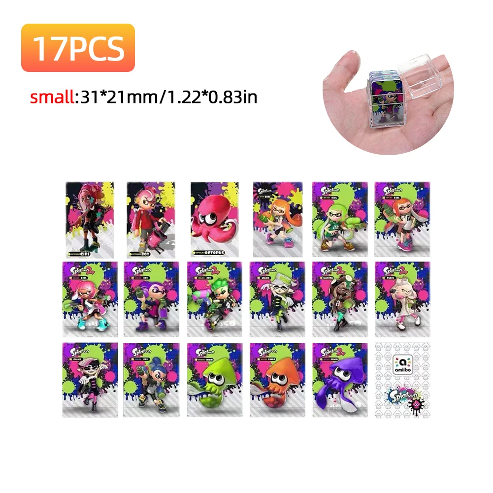 複数のバージョンのゲームカード,Splatoon, PVC,nfc,タグ,ゲームカード