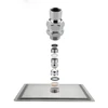 360° Universal Rotating Adapter Rainfall Shower Head Ball Joint Hardware Head Shower Adjustable Angle Swivel Connector Accessory 5
