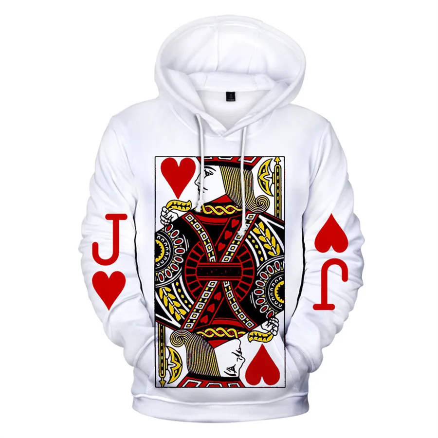 Funny 3D mens jogger pants Playing Cards K King Q Queen Poker Face fashion harajuku sweatpants hip hop casual long trousers 4