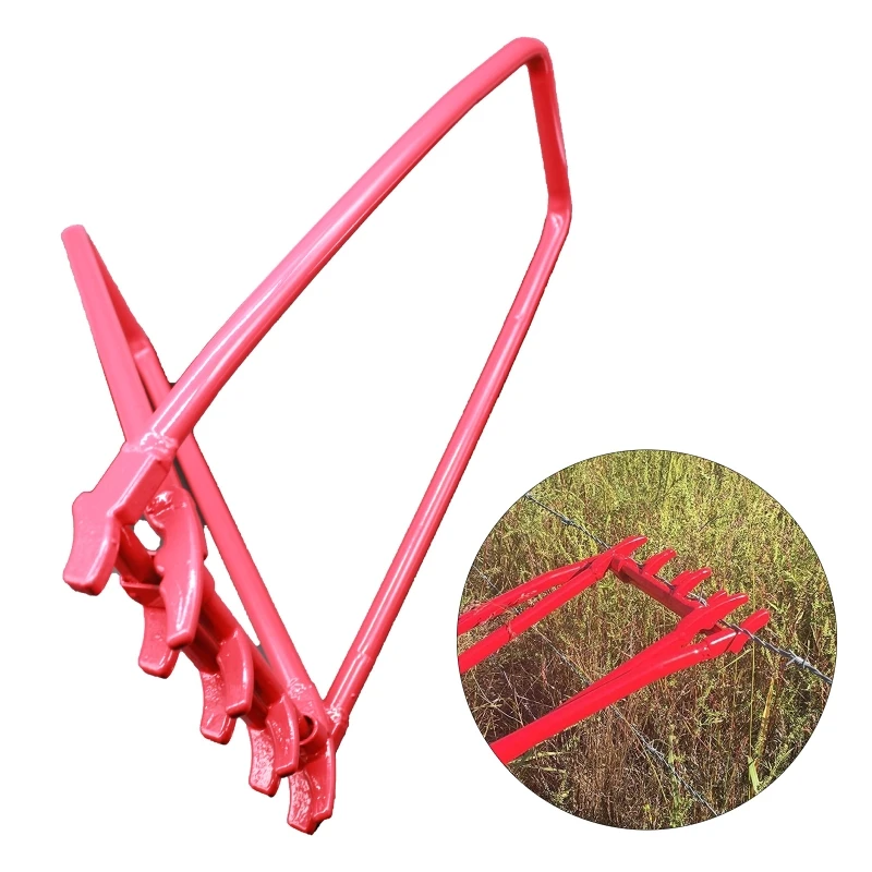 

Ranch Tools Barbed Wire Tightener for Horse Fences Electric Fence Lines Restore Tension to Sagging and Loose Wires