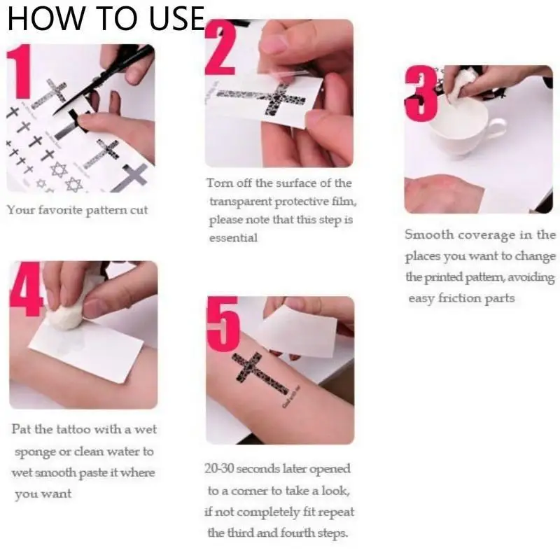 New Creative Waterproof Halloween Tattoo Stickers Masquerade Death Spirit Face Stickers Funny Tattoo Temporary Tattoo Stickers