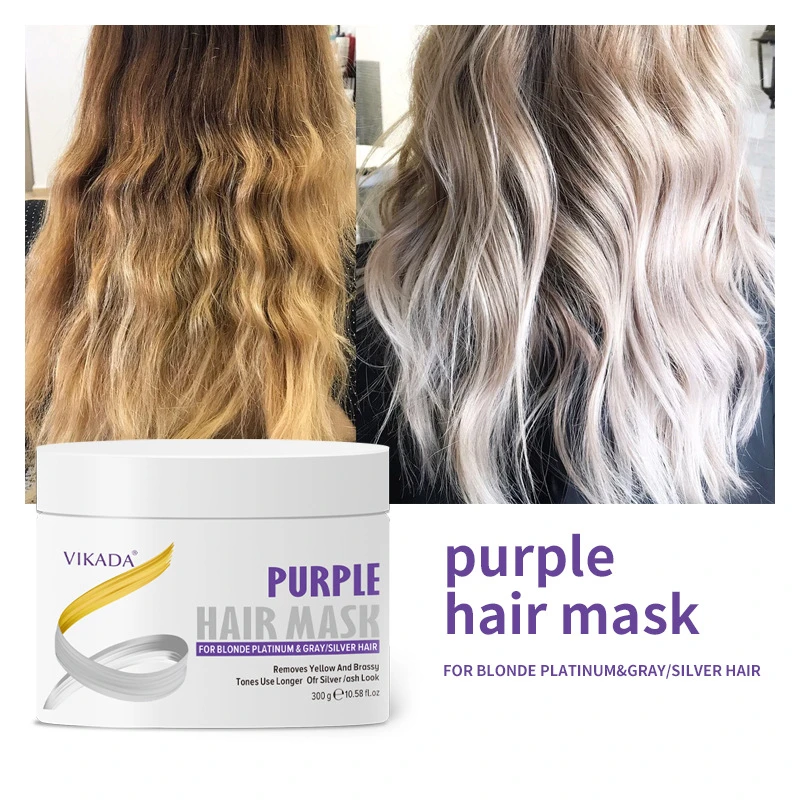 morada para el cabello, elimina el pelo rubio, tono amarillo cobrizo, aclara el pelo, tratamiento para el cuidado del cabello sin sulfatos - AliExpress