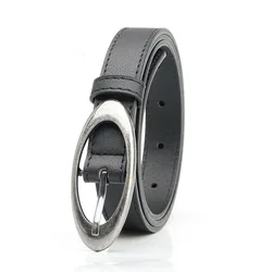 Vintage Crescent Moon & Star Gothic PU Leather Belt - Unisex Y2K Style - 105CM (Black - 5pcs)