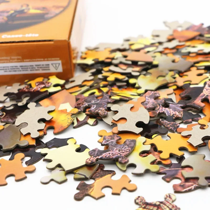 500 Pieces Creative Jigsaw Puzzle Various Landscape Assembling Picture Adults Anti Stress Puzzles Toys for Kids Games Xmas Gift 4