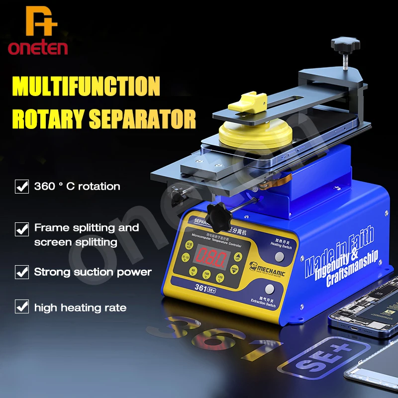 Mechanic 361SE+ Mobile Screen Separator Air Pump Maintenance Heating Table Screen Removal Machine Replacement Equipment