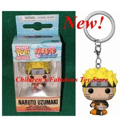 Funko Pocket Keychains Naruto Series: 22 Styles Anime Action Figures featuring Iconic Characters (Uzumaki)