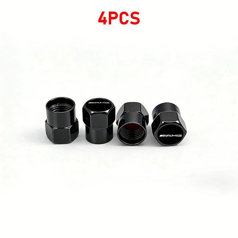 Premium Car Wheel Tire Valve Caps - Set of 4