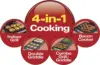 4-in-1 Indoor Grill & Electric Griddle Combo with Bacon Cooker, Opens Flat to Double Cooking Surface, Removable Nonstick Plates 2