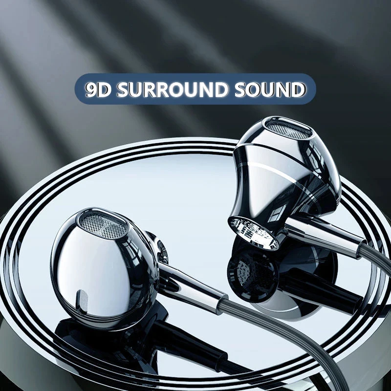 Auriculares intraaurales con cable de 3,5 mm, cancelación de ruido y graves, micrófono, conexión tipo C original para Xiaomi y Huawei._voghion.com