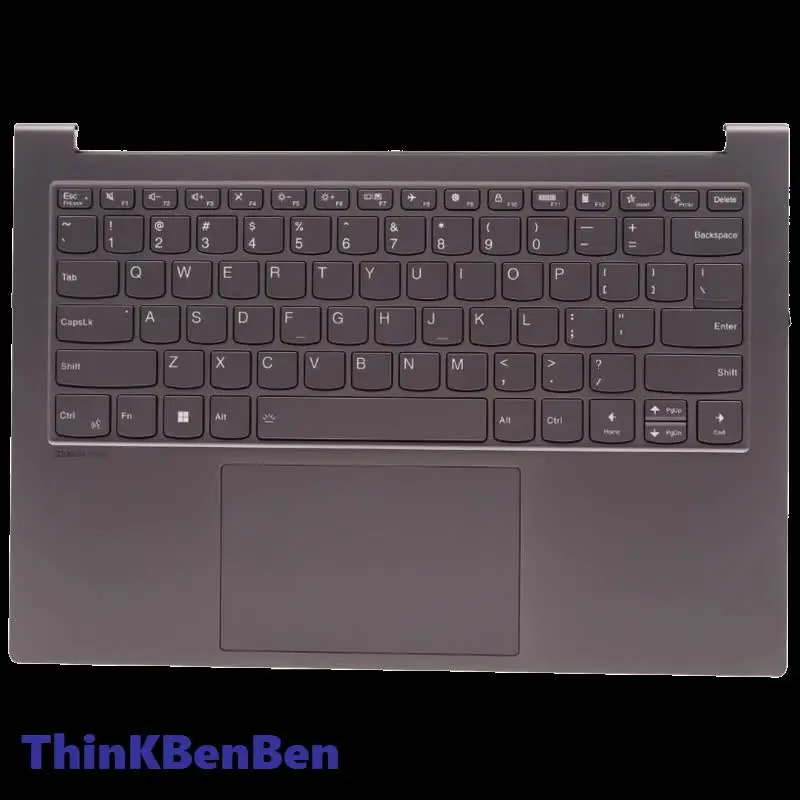 Верхний чехол для клавиатуры на английском языке США упора рук Lenovo Ideapad Yoga Slim 7 Pro 14