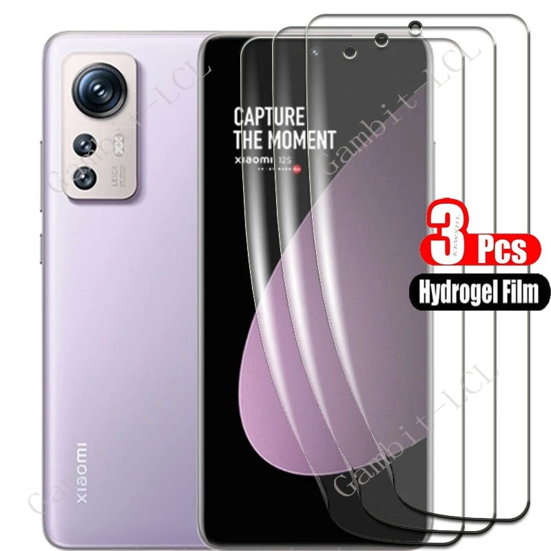 

Гидрогелевая пленка для Xiaomi 12 6,28 "Xiaomi12 12S 12X Xiaomi12X Xiaomi12S, гидравлическая мягкая Гидрогелевая пленка, полное защитное покрытие для экрана