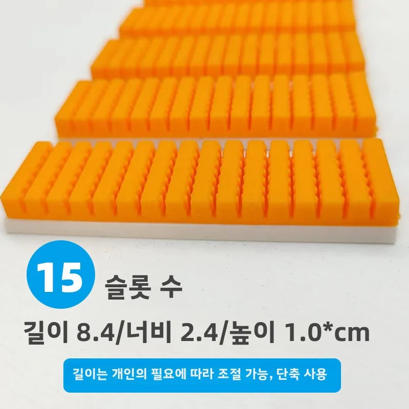 실리콘 낚싯대 홀더 박스 액세서리 낚시꾼 카드 수납 트레이 DIY 개조 폴 우드 낚시 박스 서랍 벨벳
