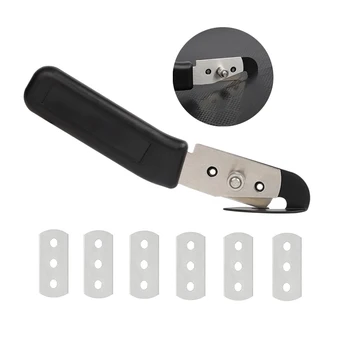 Coltello per avvolgere l'auto Taglierina per avvolgere il vinile Taglierina per copertina in brossura Adesivo per tinta per finestre Utensile da taglio Coltello di sicurezza per pellicola di carbonio con lame in metall
